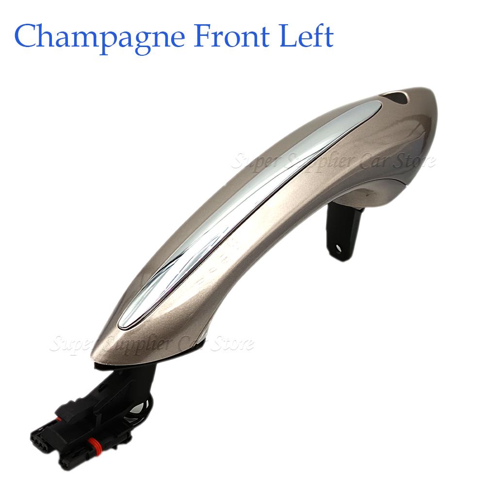 For BMW F01 F03 F04 F07 F10 F06 F11 Front / Rear Left / Right Pearl White Door Handle Keyless Go 51217231932 51217231933