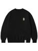 GRAVER [Unisex] Dot Smile Small Milk Pack Sweatshirt_Black