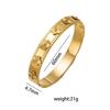 High-End Non-Fading Gold-Plated Kaleidoscope Titanium Steel Bracelet for Women