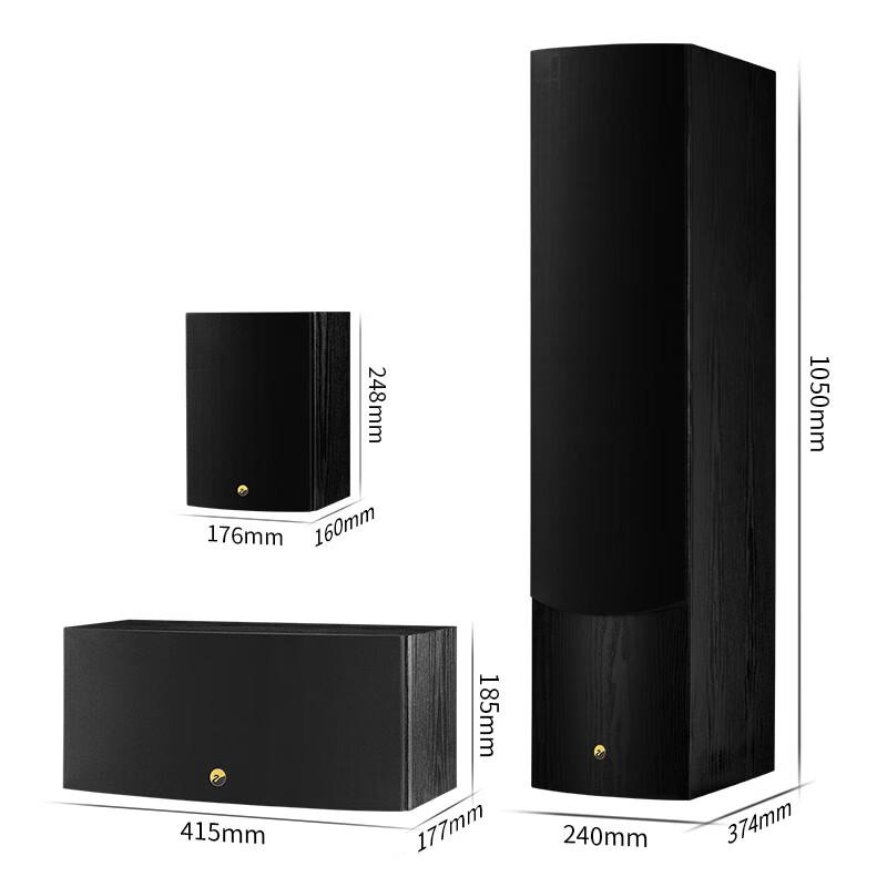 HiVi D60HT 7.0 Channel Home Theater HIFI Speaker System (CN version)