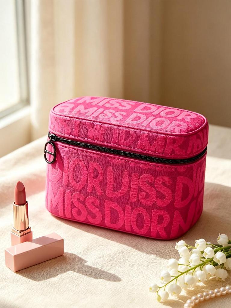 DIOR Miss Fragrance Cosmetic Bag Storage and Portable