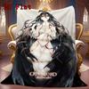Overlord Albedo 2D Flat Pattern Flannel Blanket High Quality All Seasons Warmth and Comfort Perfect for Christmas Gifts.PMT0914226