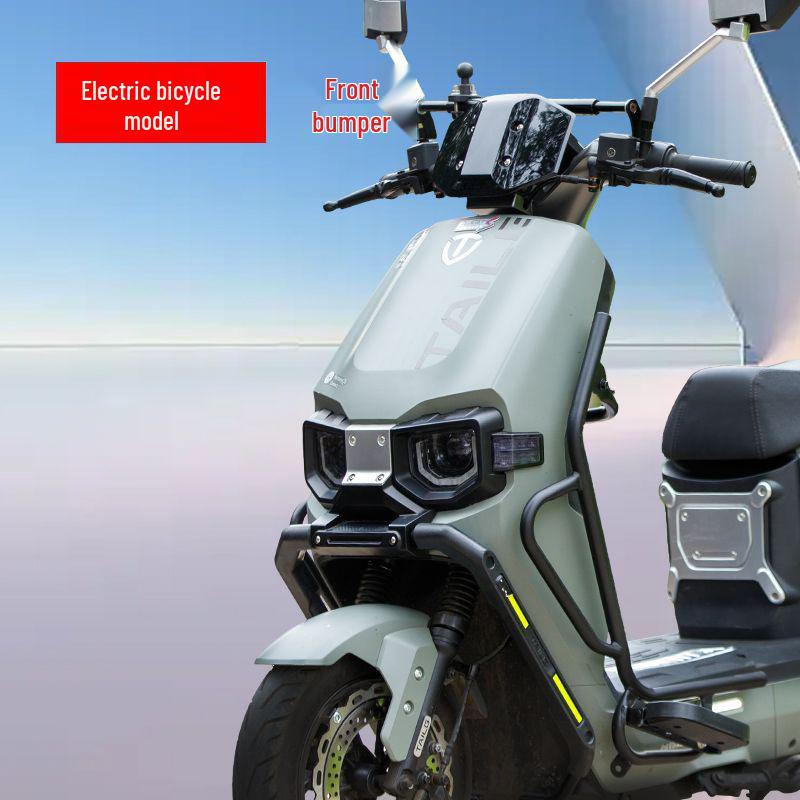 TaiLing NengS CangQiong Premium Electric Self-driving Motorcycle Protective Bar - Double Layer Baked Paint, Thickened Anti-fall Design
