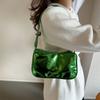 Laser Trend Candy Color Personality Foreign Simple Commuter Tote Fashion Hand-Held Armpit Small Square Women'S Bag