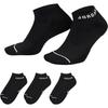 Jordan Everyday No-Show Socks (3 Pairs) DX9656-010