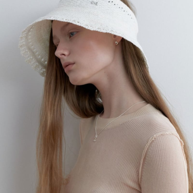 LOVE ME MONSTER Solhatt med spetskant_3FÄRG (L251MCP030)