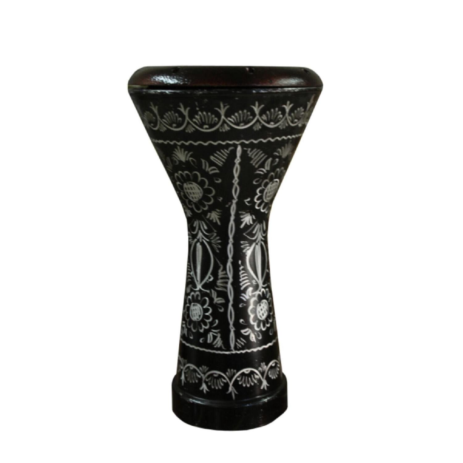 

Tomtom, Doumbek Чугунный футляр Дарбука с вышивкой Эрзинкан, черный подарок