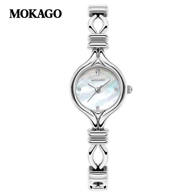 Mokgao Women s Quartz Gold Waterproof Bracelet Watch, Lightweight & Stylish