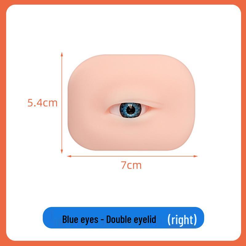 

5D Stereo Silicone Eye Module for Microblading Practice, Realistic Eyebrow and Eye Makeup Pad for Beginners