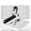 XXL Large Anime Girl Mousepad Cool Manga Character Mousepads Keyboard Mat Deskpad Non-Slip Rubber Mouse Mat For Pc Game Gamer
