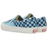 John Van Hamersveld X Vans OG Classic Slip-On Stratosphere Checkerboard Unisex Sneakers Blue Black VN000UDFQLV