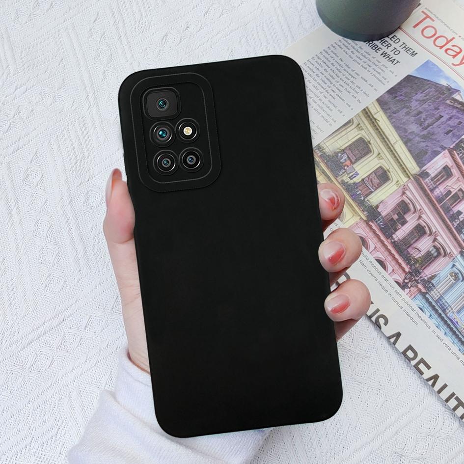 Case For Redmi 10 10A 10C 11 11A 12 12C 13C 13R 14C 14R Fashion Solid Color Soft Silicone New Upgrade Shockproof Lens Protection Cover For Redmi Shell