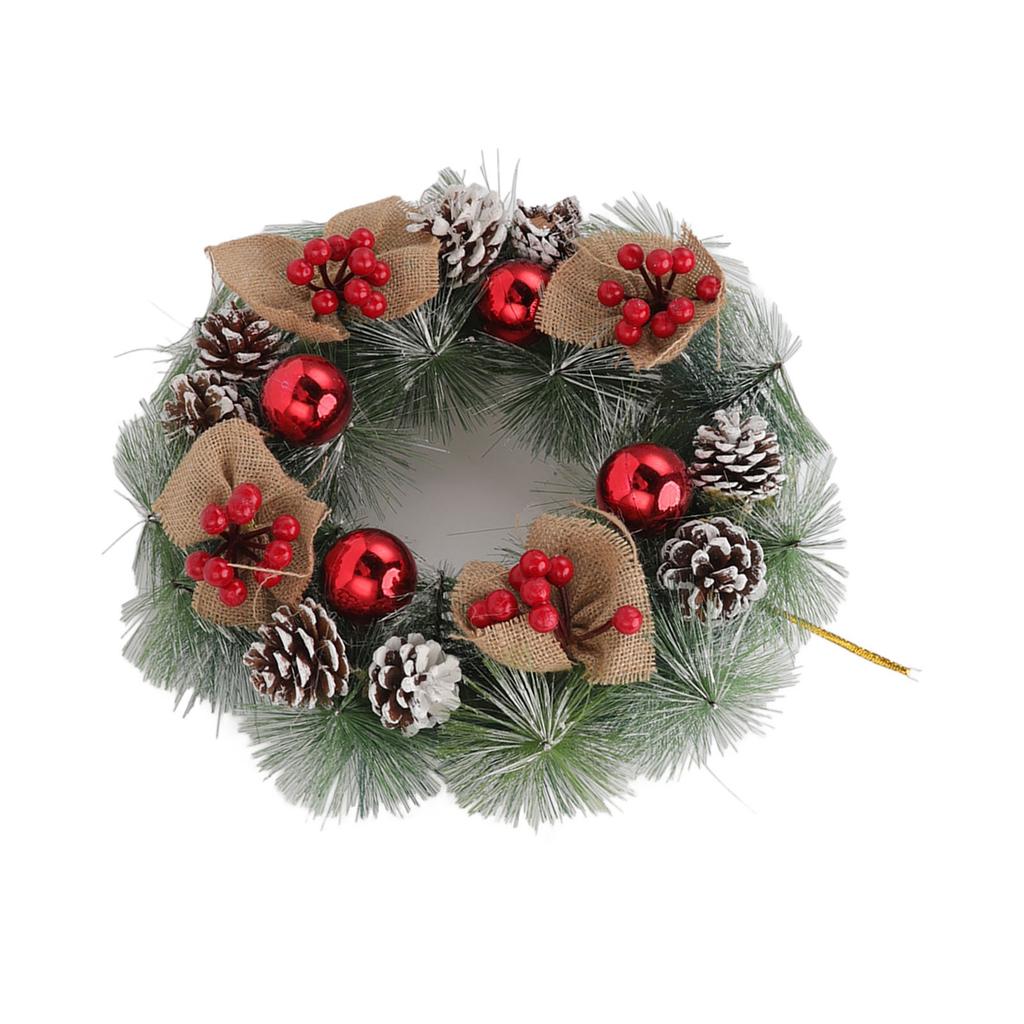 Christmas Garland Vivid Lifelike Pine Needles Christmas Decorative Garland for Front Door Home