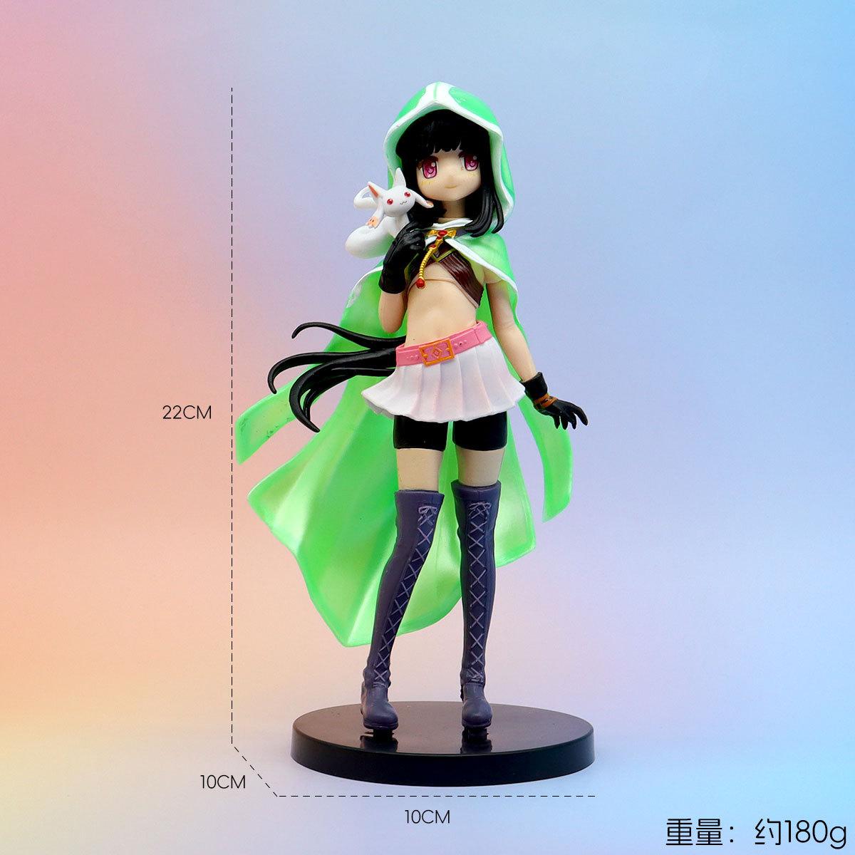 

An Anime Magical Girl 2d Ring Iroha Collectible Blind Bag Figurine Model зелёный