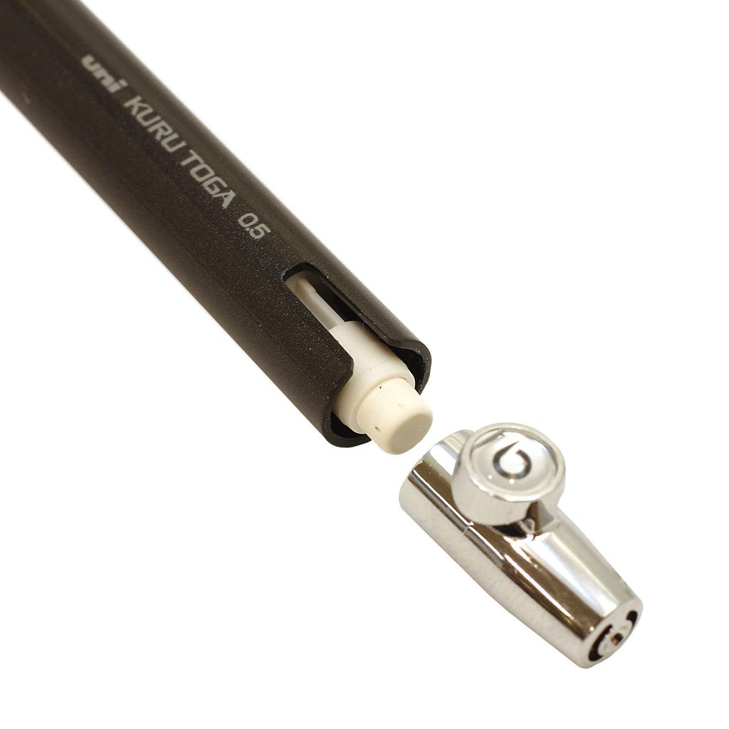 Mitsubishi Pencil Mechanical Pencil Kurutoga Rubber Grip Black 0.5 M56561P.24