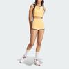 adidas Originele Terry Shorts Gestreept Print Klein Logo Strakke Casual Shorts Dames Shorts Licht-Oranje-Geel JG8060