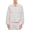 Levis Lmc High-End Series Solid Color Polo Pocket Zipper Long Sleeve Loose Jacket Men Jackets White A2195-0001