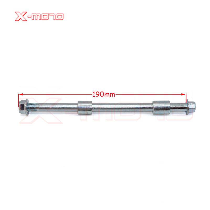 motorcyle parts Front Rear wheel hub 12mm 190mm/195mm/200mm/205mm/210mm/260mm Axle shaft axis sleeve Fit PIT PRO Trail Dirt Bike 190mm