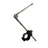 Electric Frame Drum Tee Fitting Snare Stand with Curved Rod and Quick Lock L-shaped Rod Hook