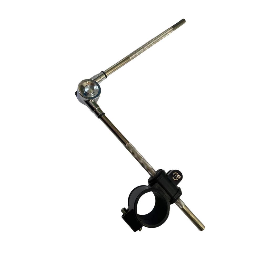 Electric Frame Drum Tee Fitting Snare Stand with Curved Rod and Quick Lock L-shaped Rod Hook