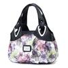Flower Pu Kožená Dámská kabelka Velké Dámské Tašky přes rameno Design slavné značky Lady Tote Kabelka Barevný potisk Crossbody
