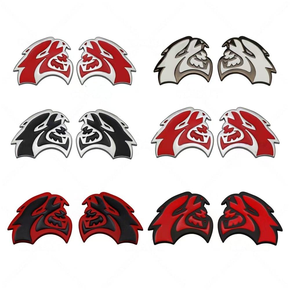 3D Metal Car Side Fender Trunk Emblem Badge Stickers Car Rear Door Logo Decals Exterior Accessories