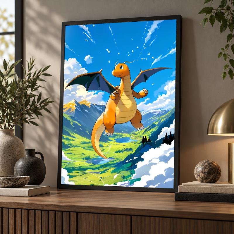 5D Diamond Painting Dragonite DIY Full Drill Diamond Art Kit Home Decoration