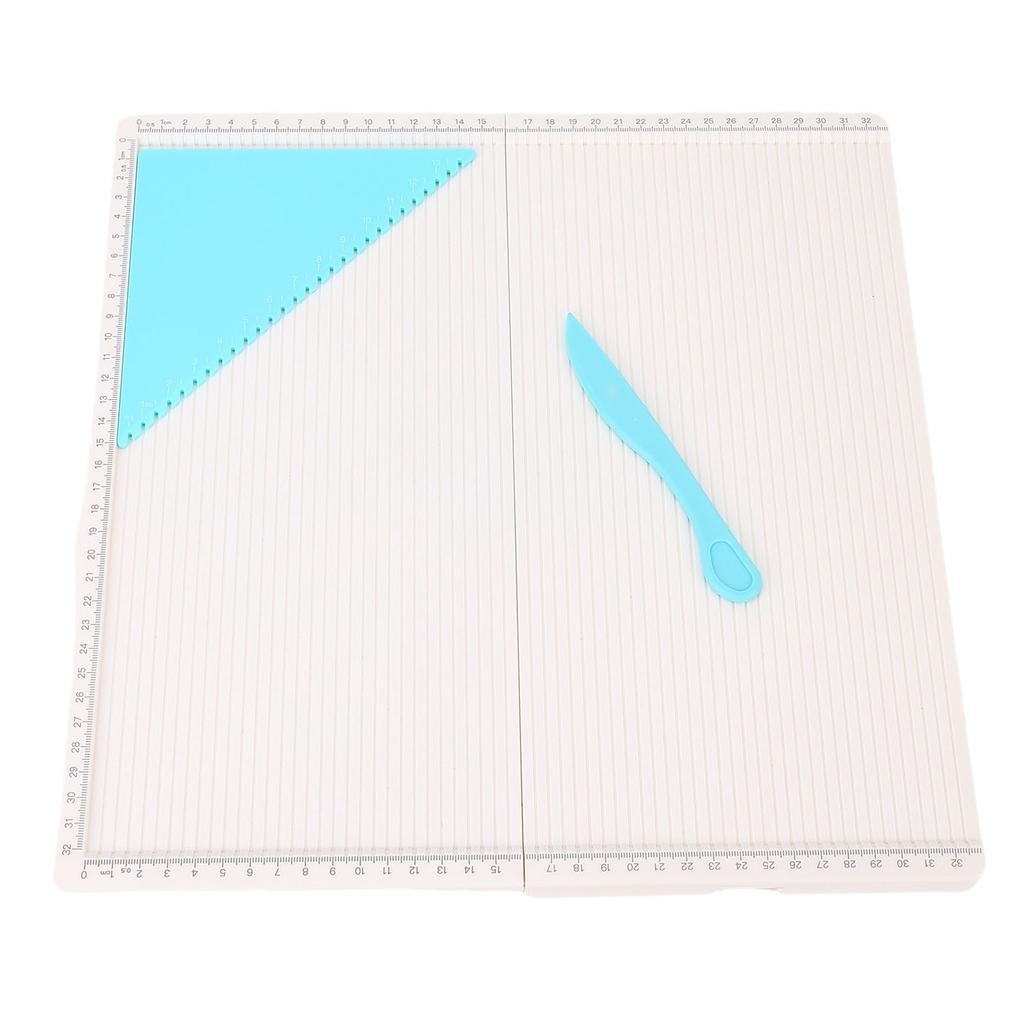 Paper Scoring Board Paper Folding Tools 80-200G Thickness Grooved Design 320X320Mm Clear And Straight For Making Card Envelope