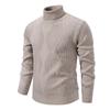 Autumn and Winter Men's High-neck Sweater, Thickened Sweater, Casual Warm Base Knitted Sweater