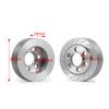 TRZX Stainless Steel RC Wheel Weight Blocks Counterweight Upgrade Parts for 1.9" 2.2" Beadlock Wheels (4 Pieces for 1.9" Wheels)