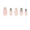 1 Pc Silver Glitter Butterfly Wearable Nail Sticker, Handmade Wearable Nail Art