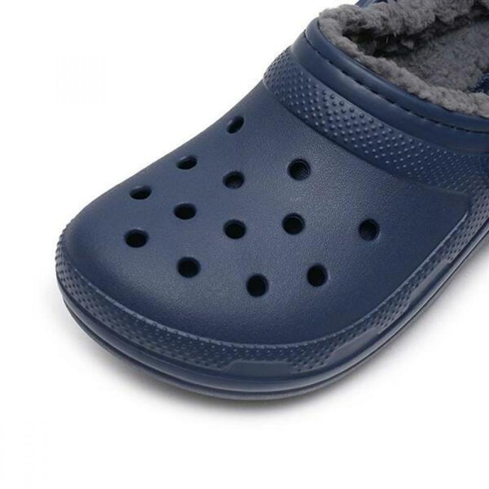 Crocs Fw Crocs Classic Lined Clogs Navy Charcoal 203591 459