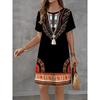 Rochie T-shirt de Vară Femei Portret Retro Imprimare 3D Rochii Mini Confortabile Mărime Mare 8XL Plajă Casual Respirabilă Moale Rochie