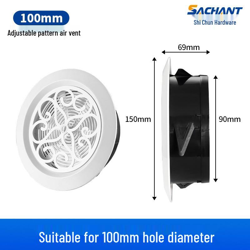 Adjustable ABS Round Vent for Central Air Conditioning