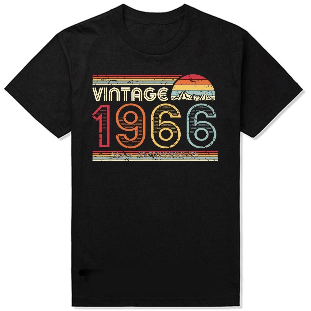 Retro 60s Clothes Vintage Made In 1966 All Original Parts T Shirt Men Husband Dad Birthday Gifts T Shirt Born In 1966 T-shirt S разноцветный