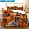 African Women 3pcs Bedding,Including 1pc Duvet Cover And 2pcs Pillowcases Perfect for Christmas,Ideal for Bedroom, Dormitory