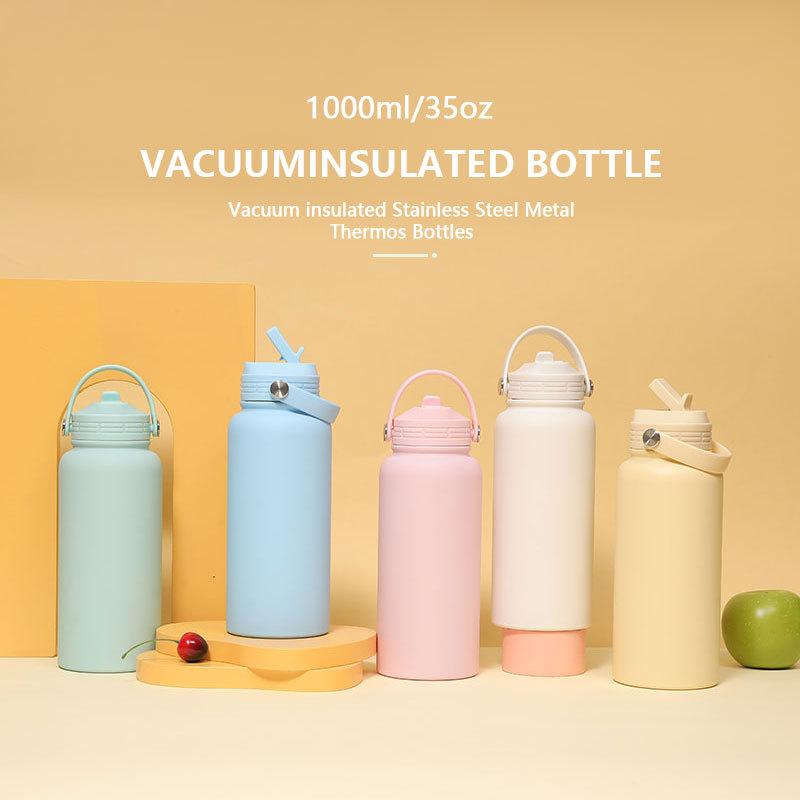 Factory Direct Supply Sports Thermos American Style Thermos Large Capacity Vacuum Insulated Camping Portable Water Bottle