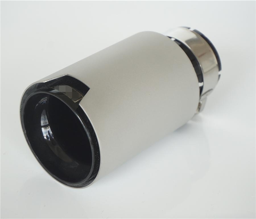 2 buc Universal ID 63MM OD 89MM Capete Finale Eșapament Auto pentru BMW 2.5'' intrare, 3.5'' ieșire Cu Logo