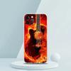 Guitar Strings Music Guitares Instrument Luxury Phone Case For iPhone 16 15 14 13 12 11 Pro Max XS X XR SE 7 8 Plus Clear Cover