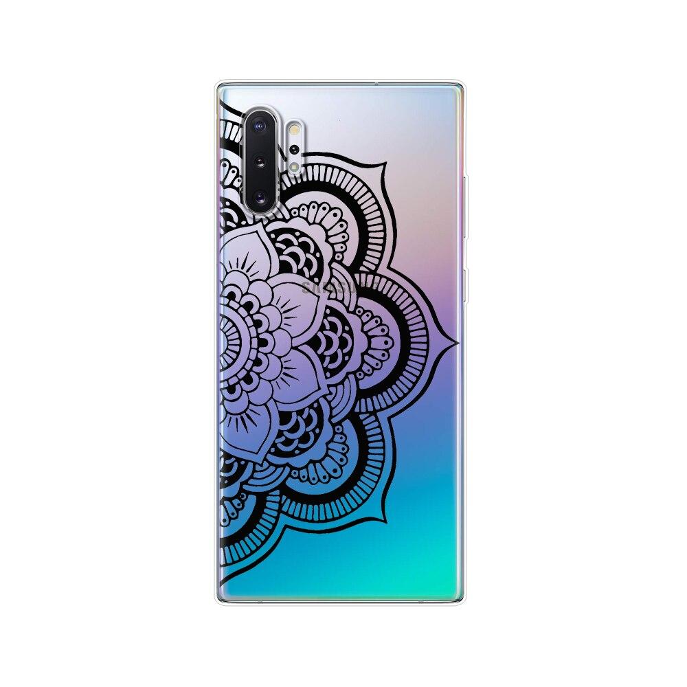 Silikonový kryt na telefon Pro Samsung Galaxy Note 10 Note10 Pouzdro Měkký TPU Zadní kryt Pro Samsung Note 10 plus fundas Coque nárazník