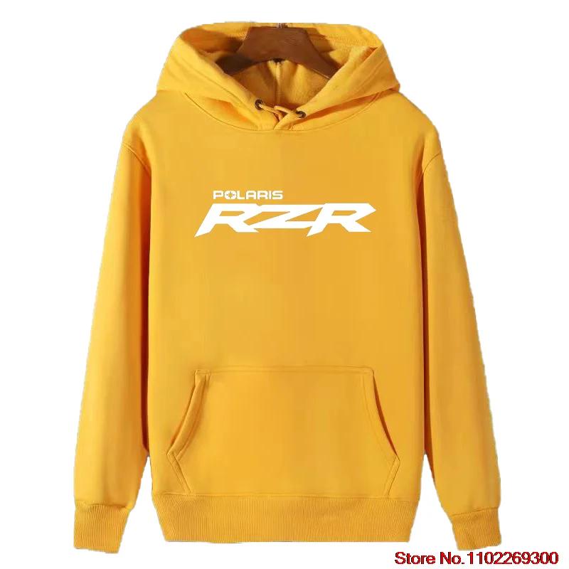 Polaris Rzr Graphic Hooded Sweatshirts Polaris Off Road High Quality Unisex Cotton Thick Sweater Hoodie Winter Men's Sportswear