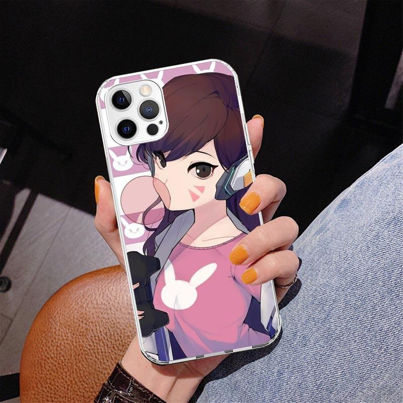 

Game O-Overwatchs-DVA Phnoe Case for Iphone 17 Air 16 11 12 13 Mini 14 Plus 15 Pro Max 7 8E SE 2020 16ProMax Phone Cover Coque 1 iPhone 14