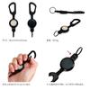 AGILITY affa Reel Stylish "Mélange Holder" Carabiner, Reel, Extendable, Durable, Locking, Keychain, Compact, Small, Leather,