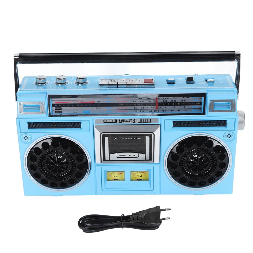 Bluetooth Cassette Player FM MW SW1 SW2 4 Band Retro Cassette Player Recorder for Elderly Kids