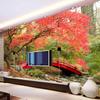 Beautiful Forest Wallpaper Decor Living Room Sofa TV Woods Landscape 3D Murals