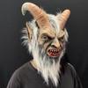 Maschera in Lattice di Lucifero - Volto Umano Horror Cosplay, Copricapo per Costume di Halloween