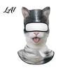 Cappuccio con Fantasia di Animali Realistica Maschera Integrale 3D con Orecchie Antivento Maschera Facciale da Ciclismo per Autunno Sci Inverno Copertura Protezione Solare Costume di Halloween
