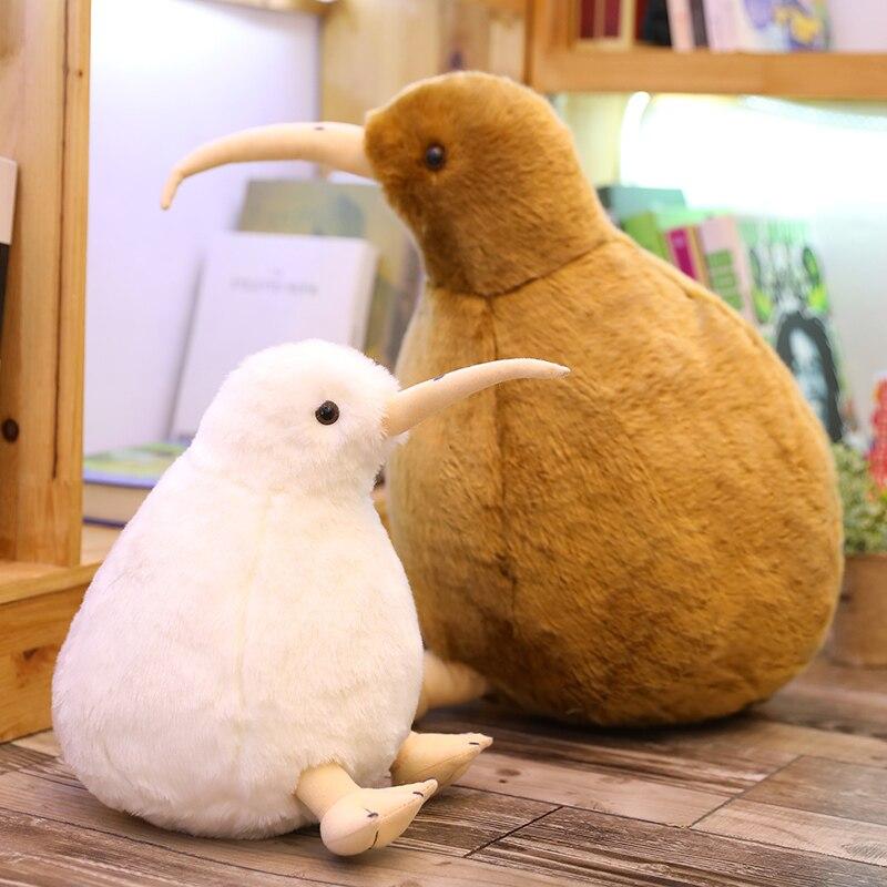 Lifelike Kiwi Bird Plush Toy Soft Pillow Updated Zealand Charming Stuffed Plush Animals Kids Toys Gift for Children Birthday