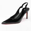 Fashion Sexy Brand Pointed Toe Thin High Heels Women Hollow Elegant Office Shoes Patent Leather Classic Designer Sandals Women Pumps