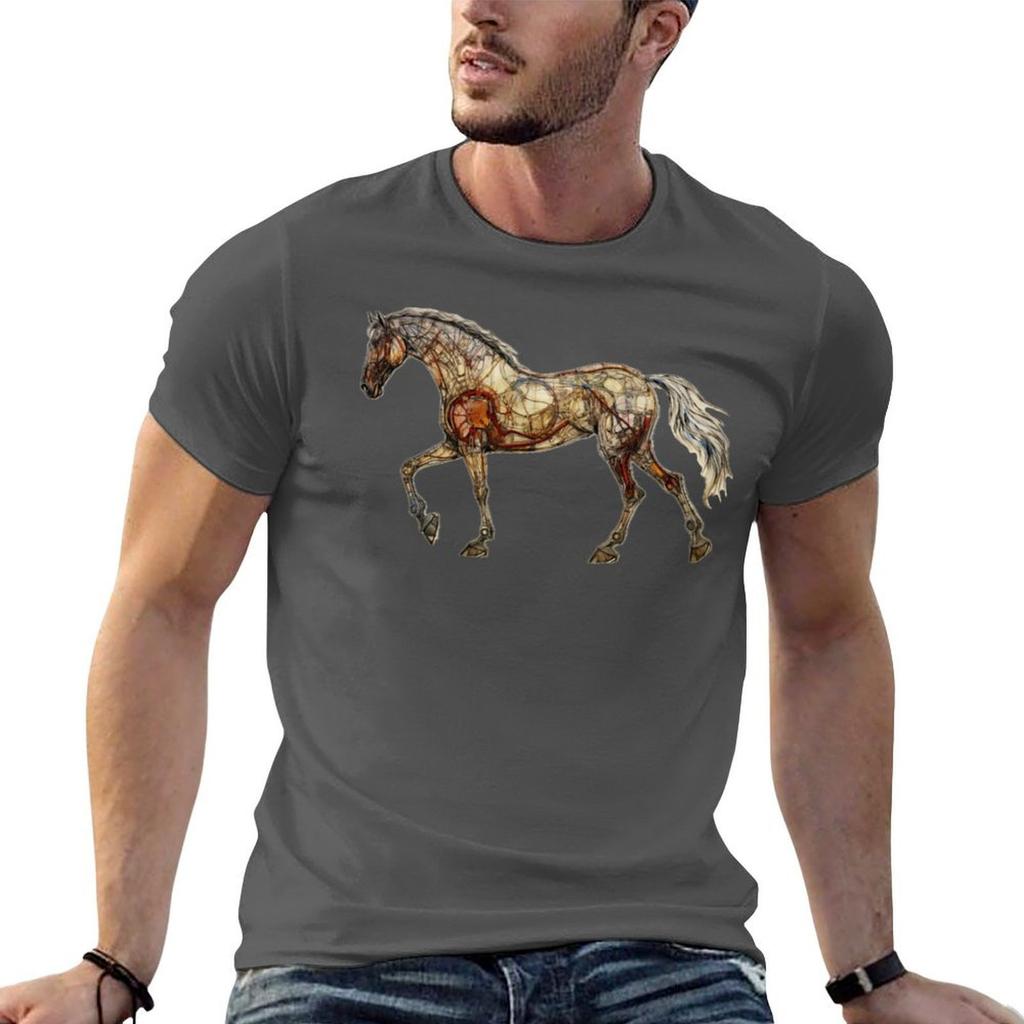 A Horse Built from Scratch TShirt T Shirt Custom Print T Shirt for Unisex Anime Tshirt Tshirt